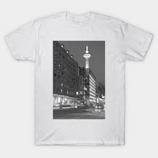 Hotel New Hankyo and Kyoto Tower in Kyoto T-Shirt